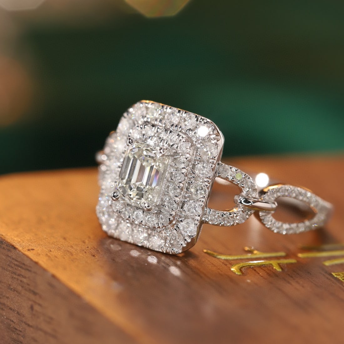 14k Gold 0.98 Ctw Natural H Diamond Ring - 3