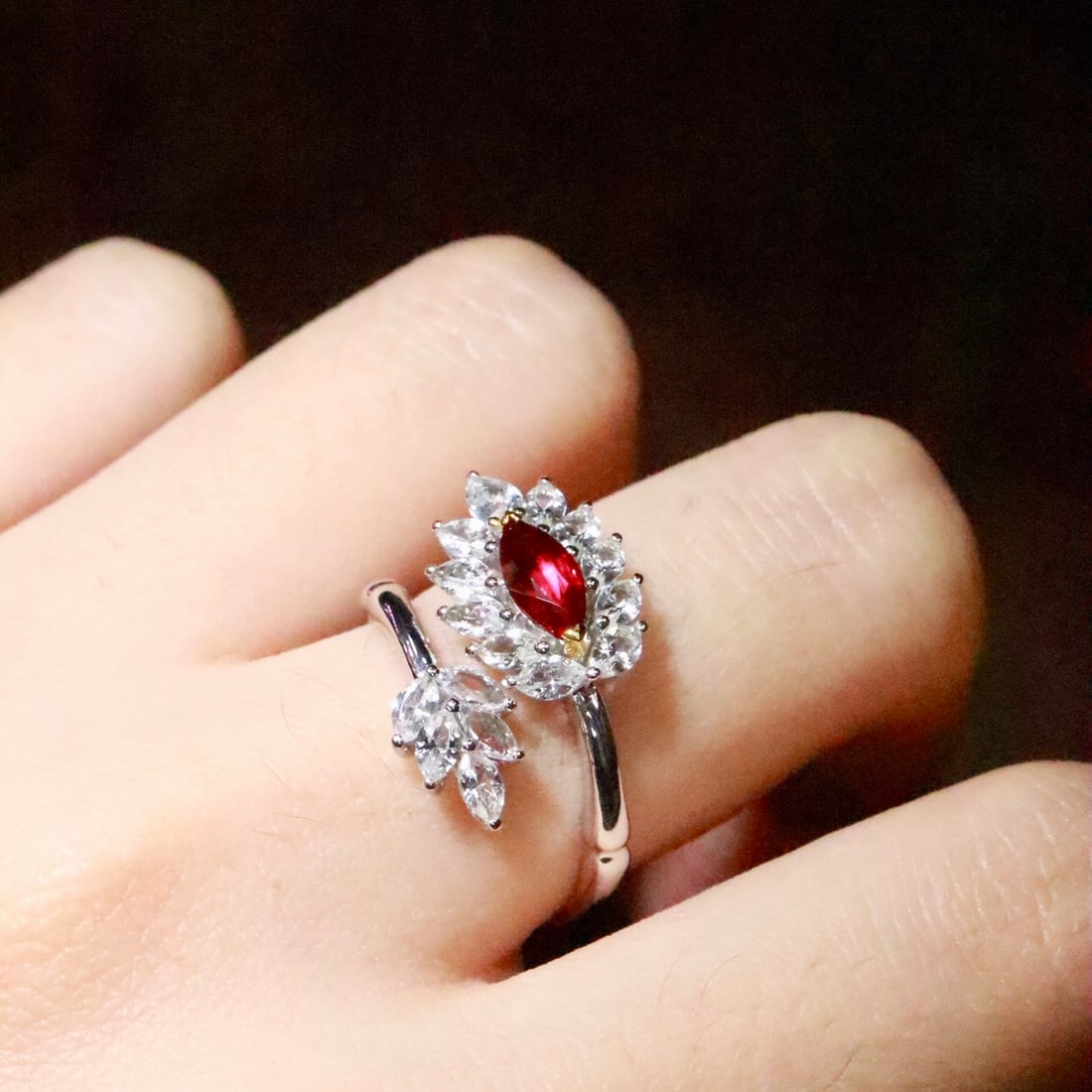 14k Gold 1.69 Ctw Natural Ruby & Sapphire Ring - 6