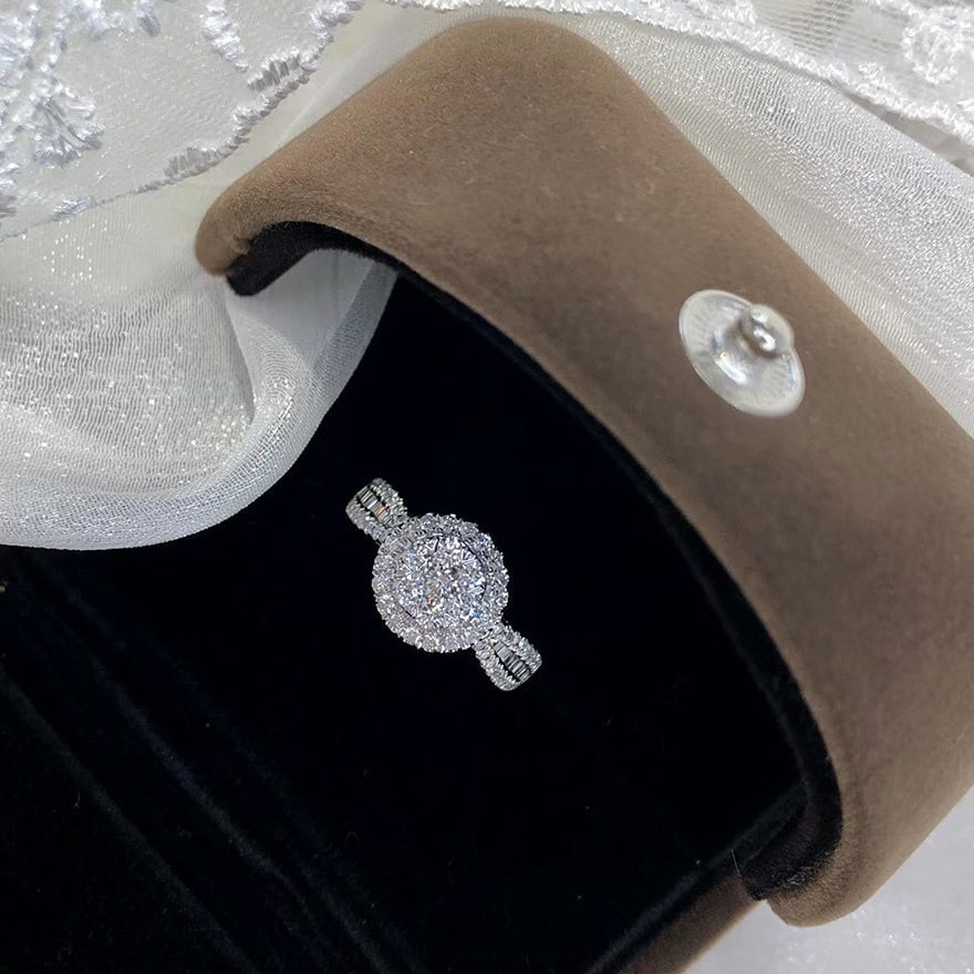 14k Gold 1 Ct Natural H Diamond Ring - 5