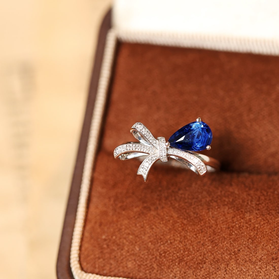 14k Gold 1.73 Ctw Natural Sapphire & Diamond Ring - 2