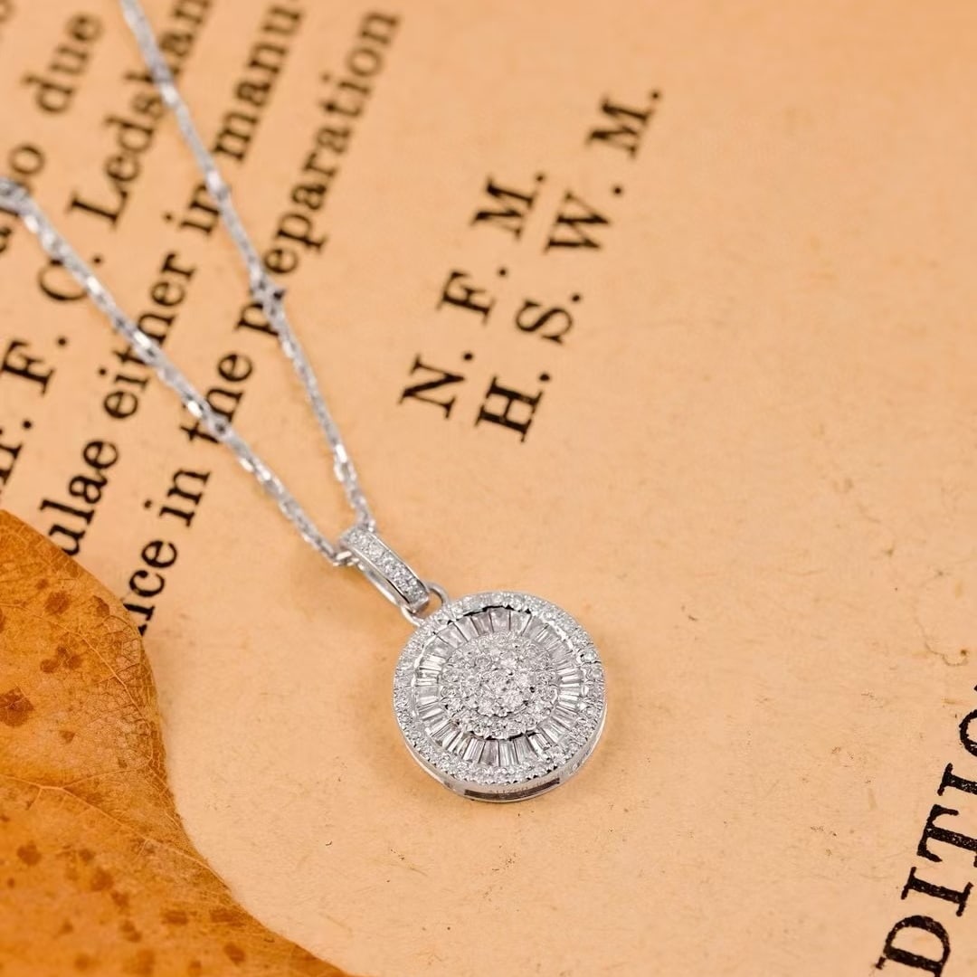 14k Gold 0.5 Ct Natural H Diamond Pendant( Without Chain ) - 3