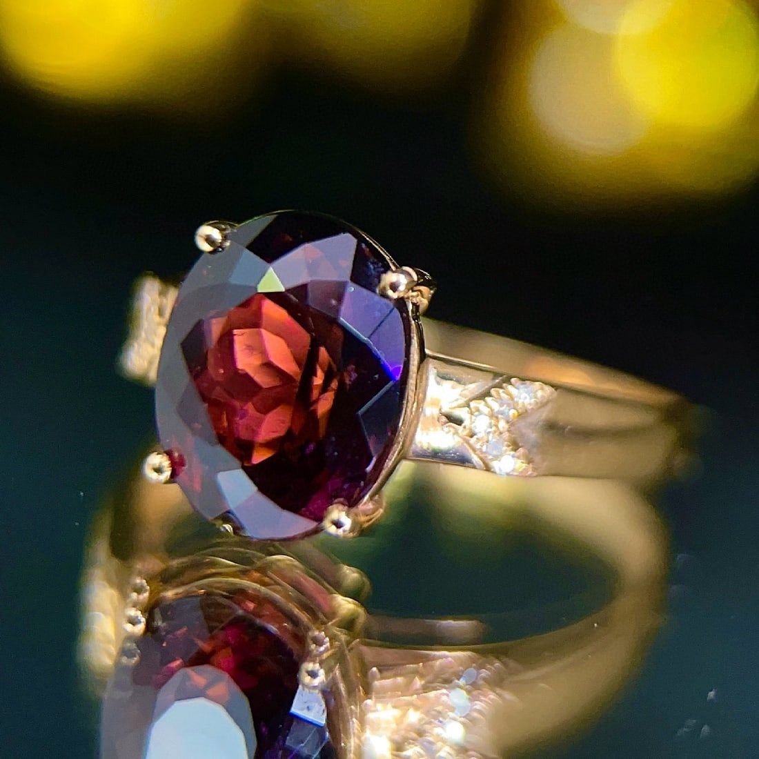 14k Gold 3.53 Ctw Natural Ruby & Diamond Ring - 5