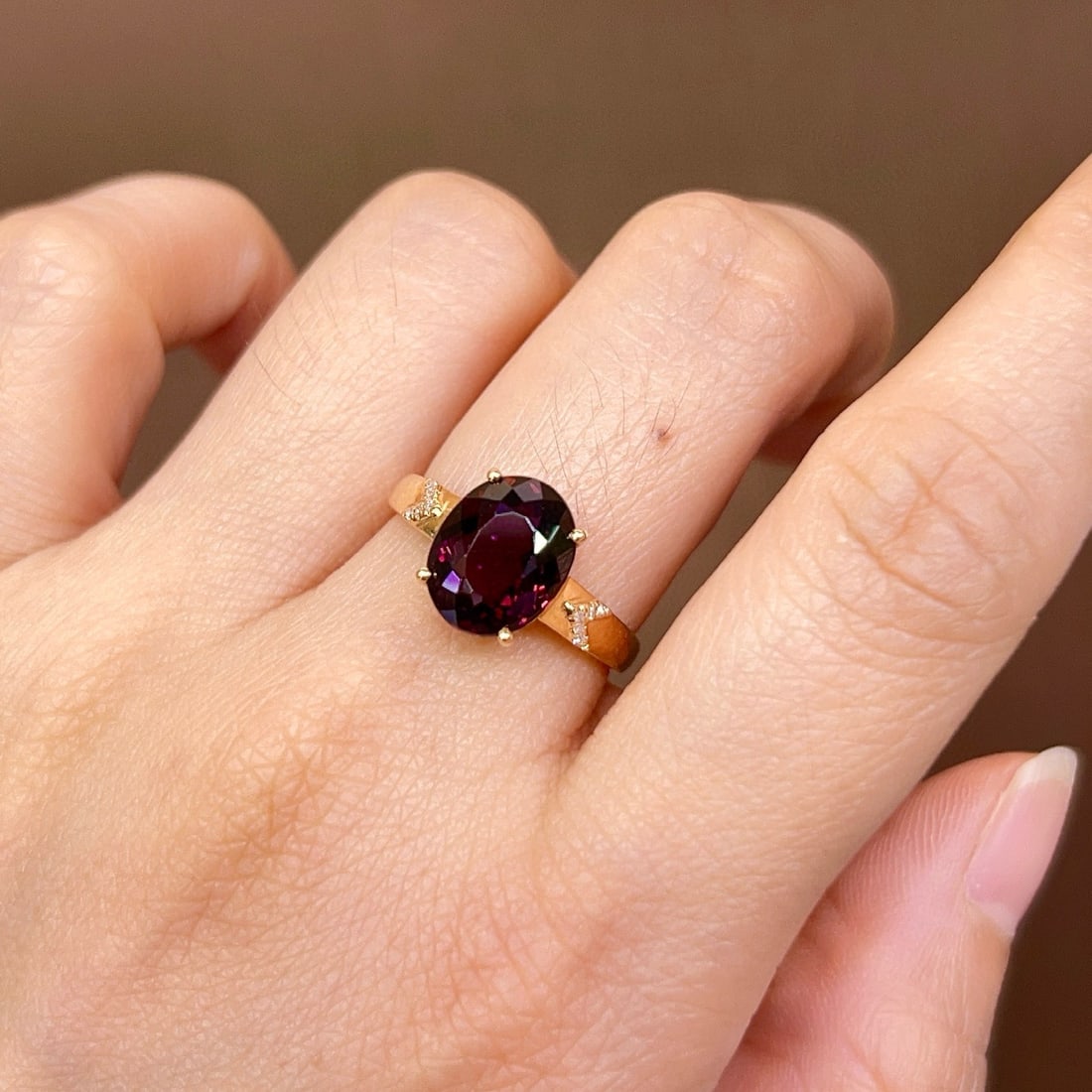 14k Gold 3.53 Ctw Natural Ruby & Diamond Ring - 6