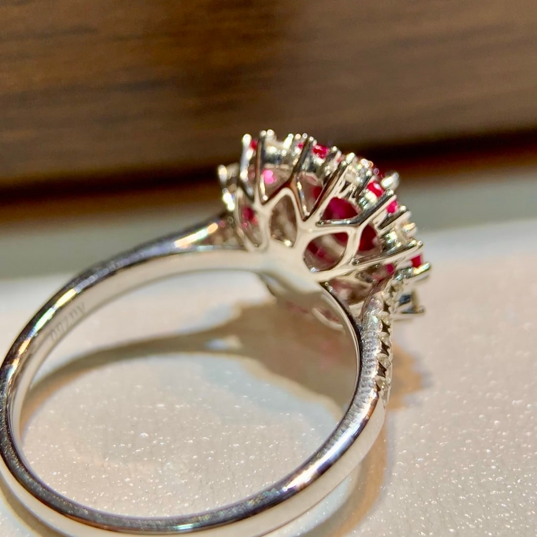 14k Gold 1.55 Ctw Natural Ruby & Ruby Ring - 2