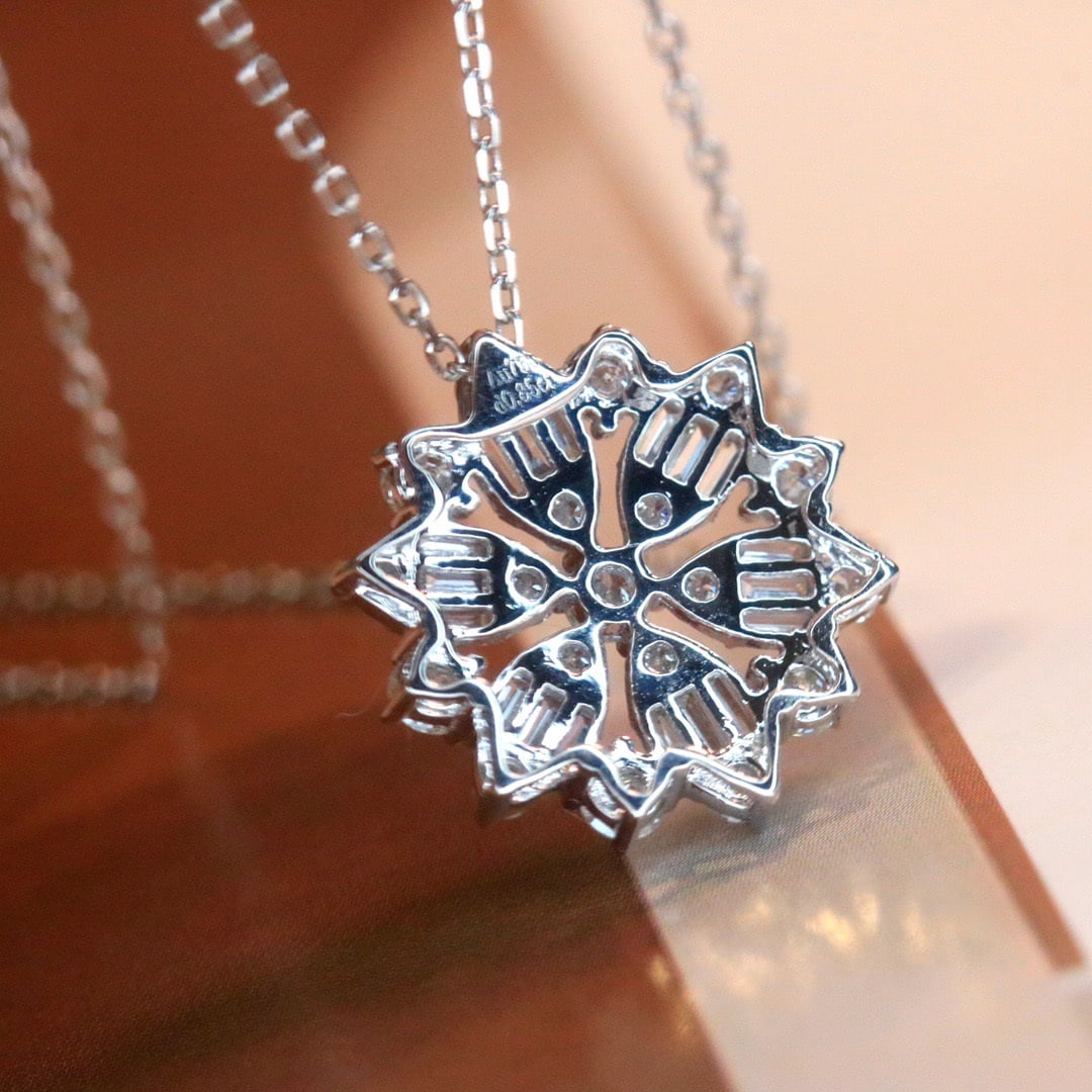 14k Gold 0.85 Ct Natural H Diamond Earrings - 2