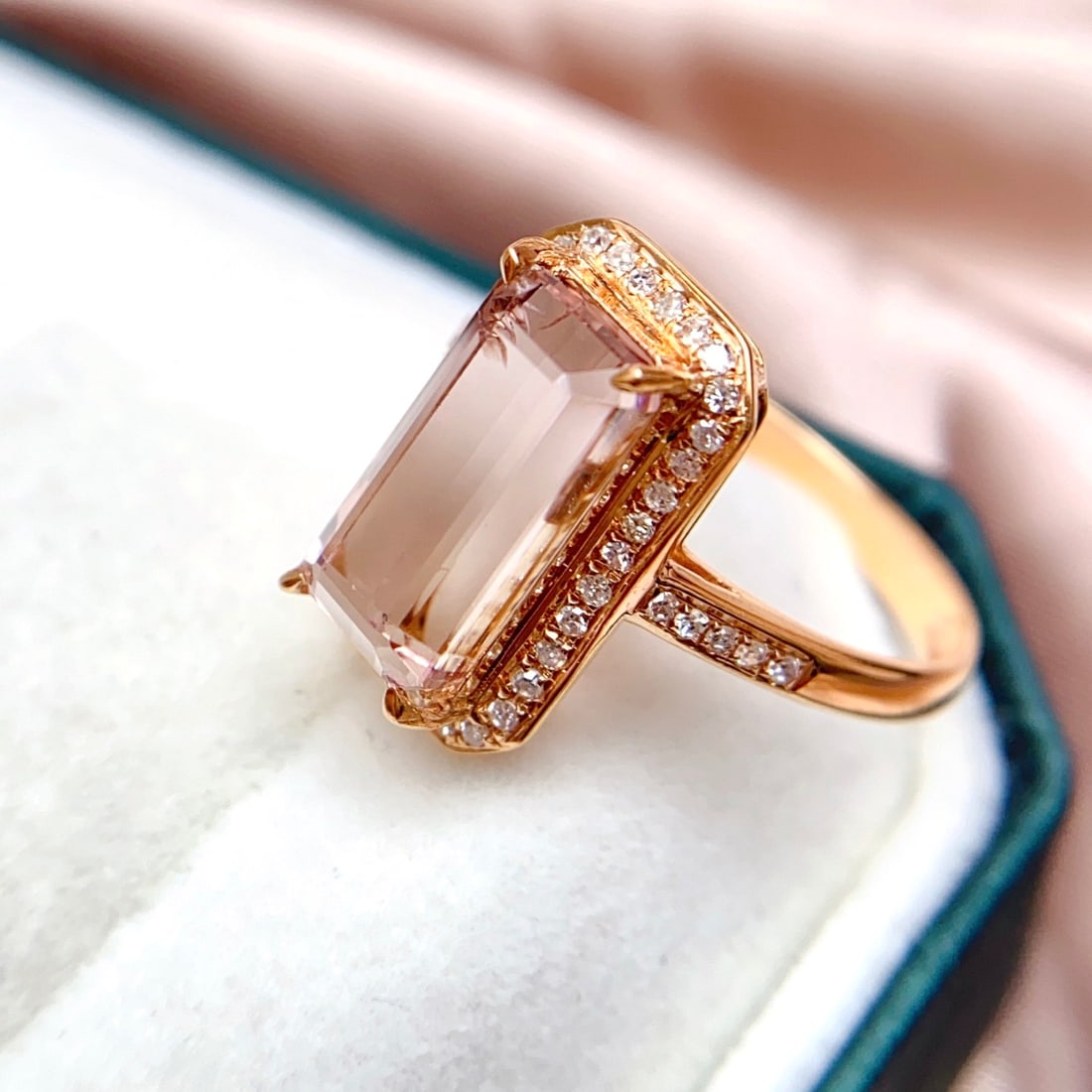 14k Gold 3.80 Ct Natural Tourmaline & Diamond Ring - 3