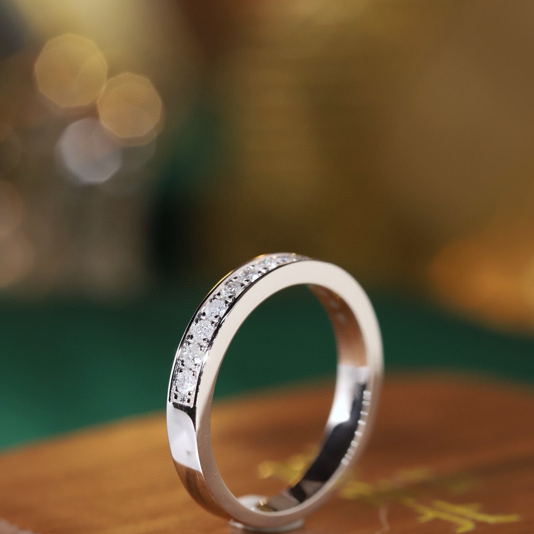 14k Gold 0.25 Ct Natural H Diamond Ring - 2