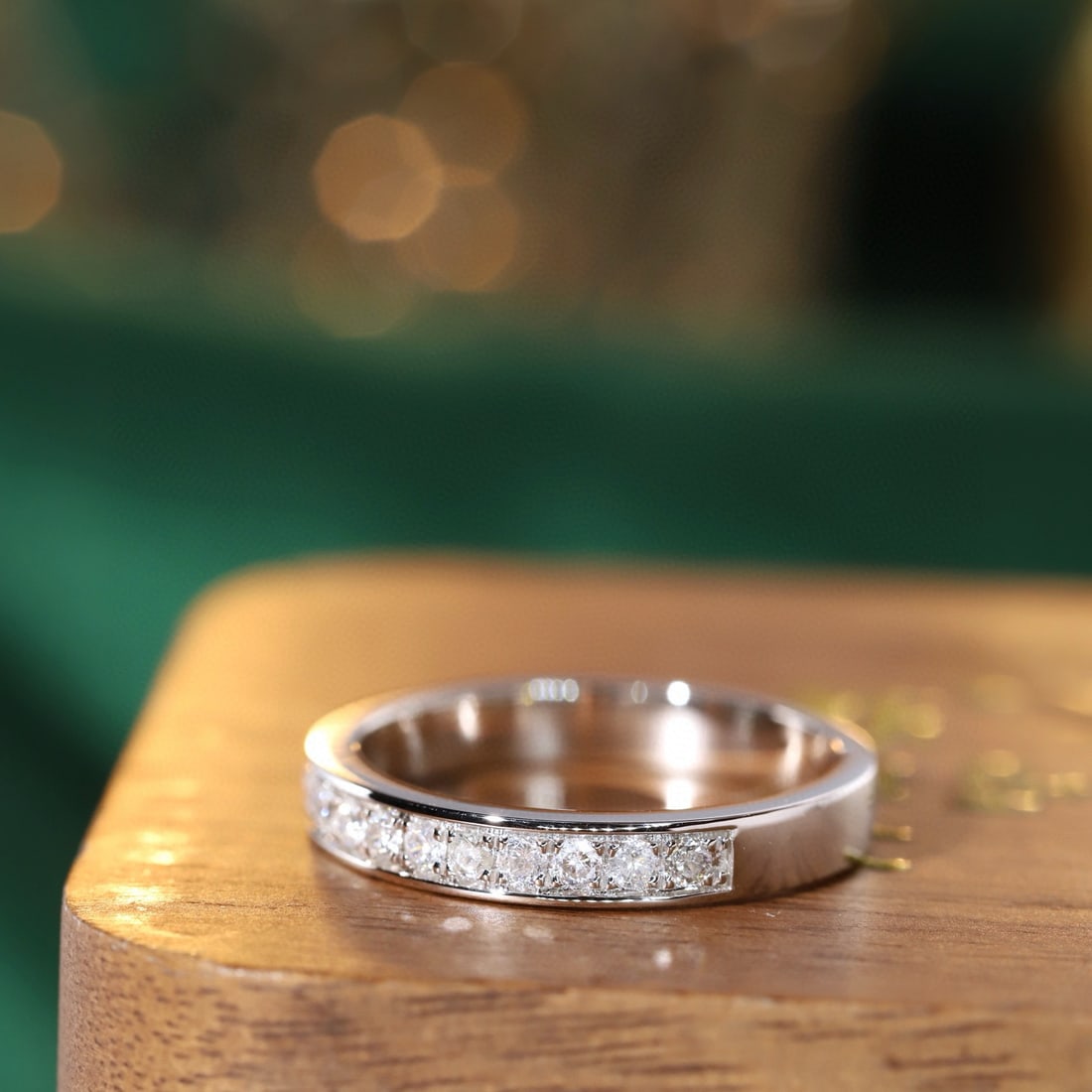 14k Gold 0.25 Ct Natural H Diamond Ring - 3