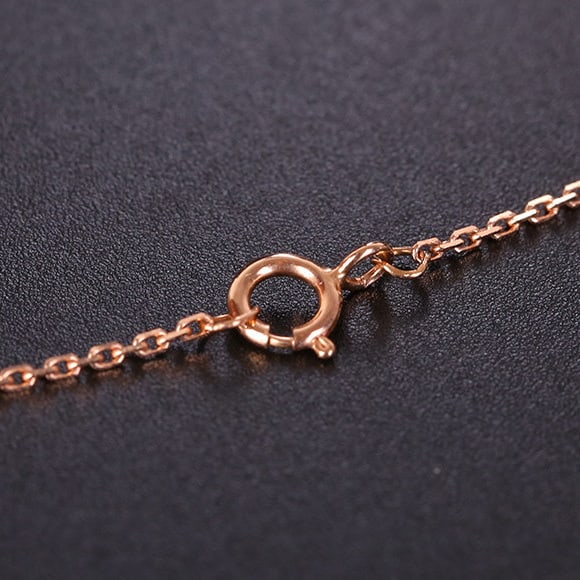 14k Gold 0.41 Ctw Natural Yellow Diamond & Diamond Necklace - 6