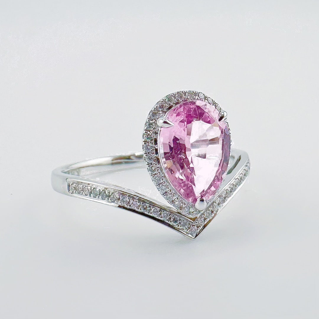 14k Gold 1.74 Ctw Natural Sapphire & Diamond Ring - 2