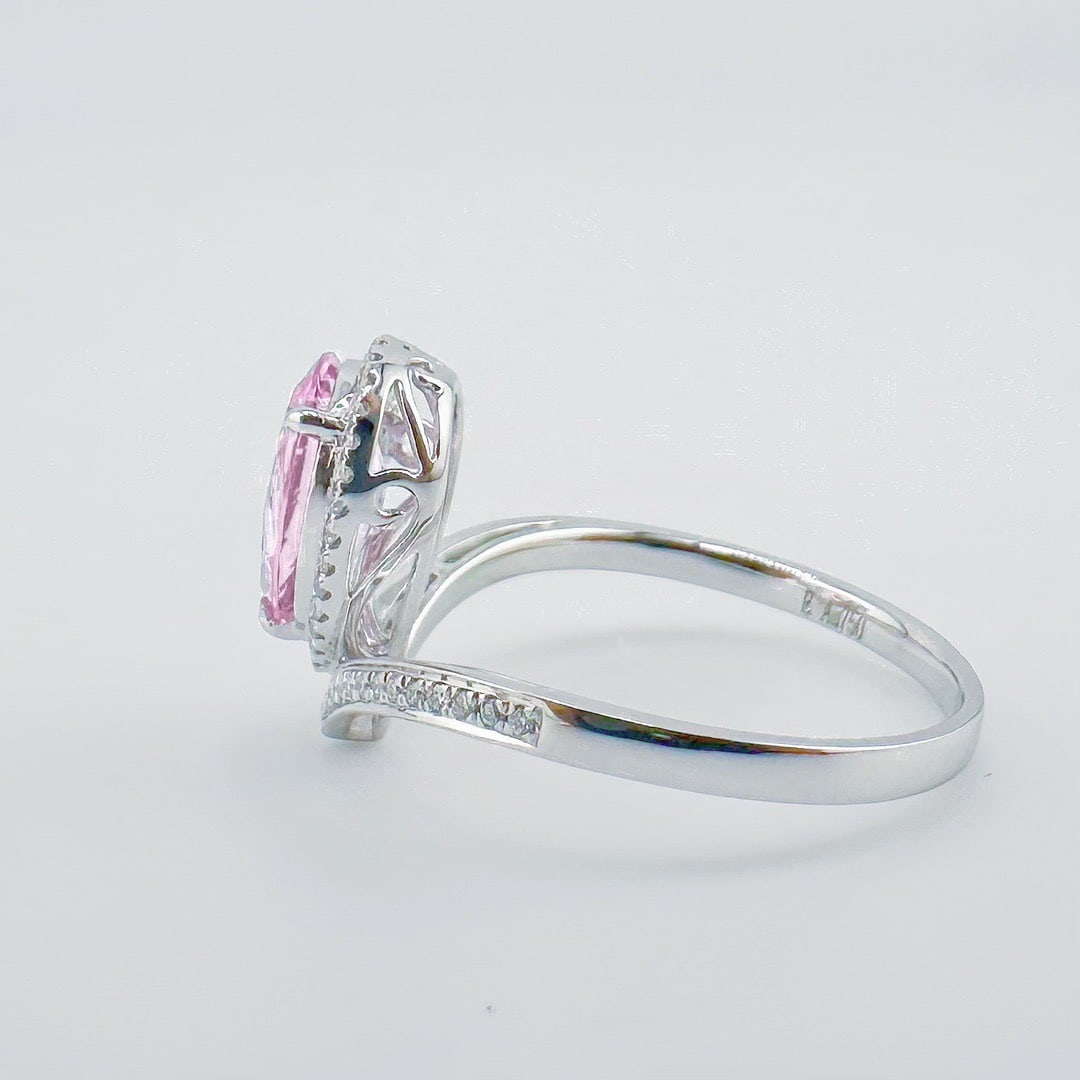 14k Gold 1.74 Ctw Natural Sapphire & Diamond Ring - 3
