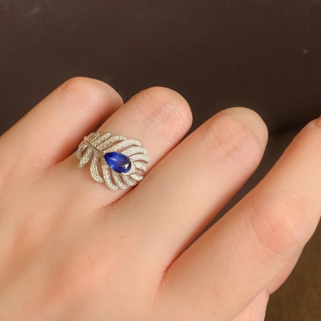 14k Gold 1.26 Ctw Natural Sapphire & Diamond Ring - 5
