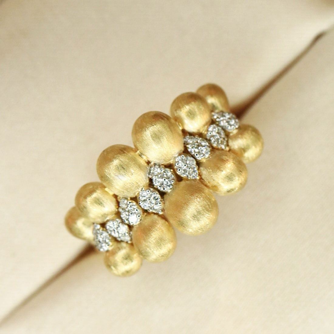 14k Gold 0.18 Ct Natural H Diamond Ring - 3