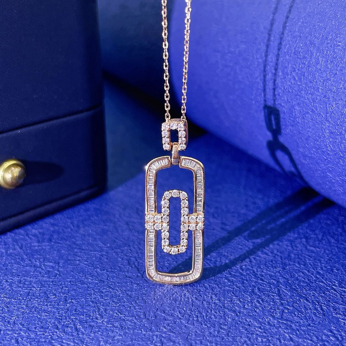 14k Gold 0.49 Ctw Natural H Diamond Necklace - 5