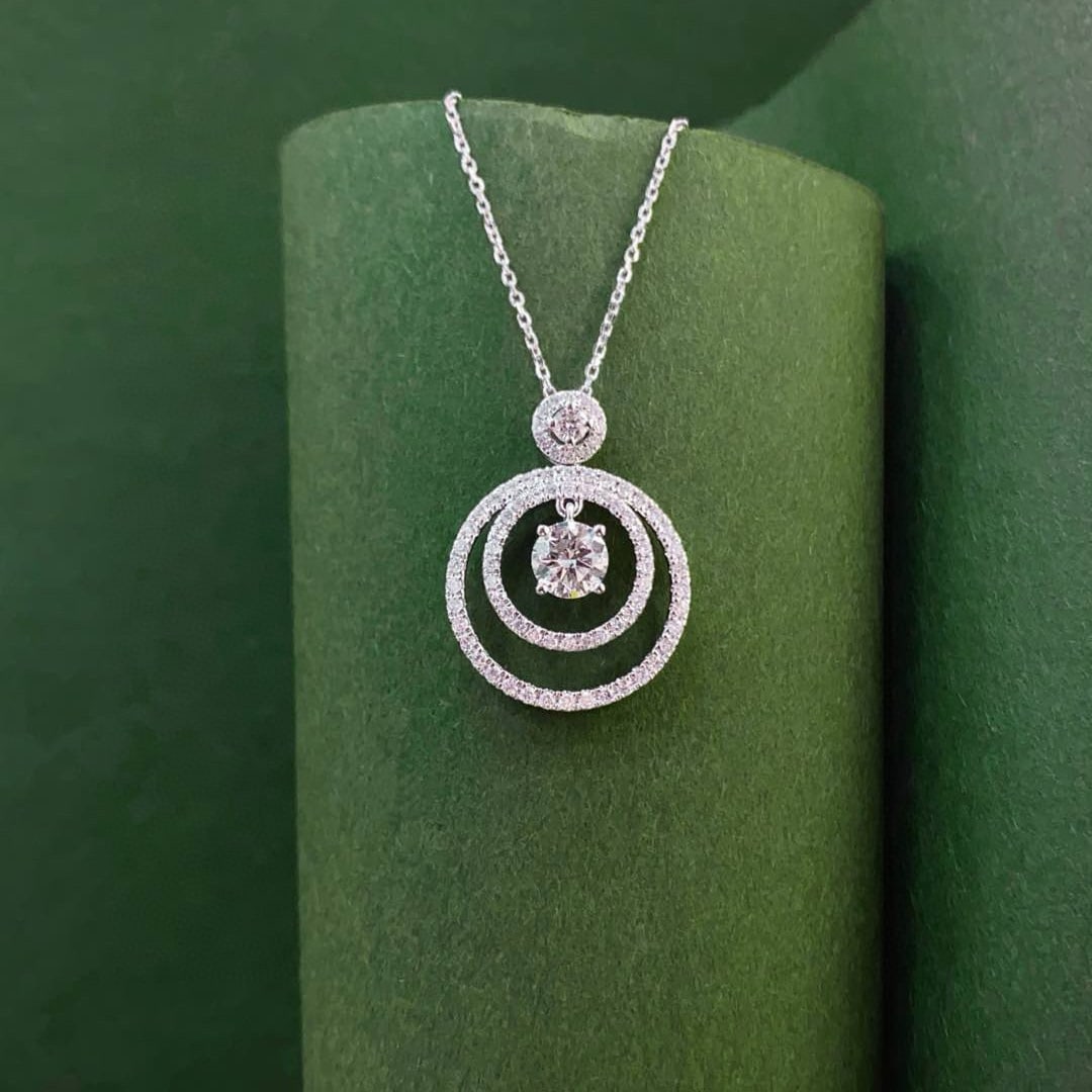 Gia Certified 14k Gold 1.25 Ctw Natural D Vs2 Round Diamond Necklace: Ref:230981116 / / gold content:14k gold / / main gemstone:diamond / / certified:gia / / shape:round / / carat weight:0. 7ct / / clarity grade:vs2 / / color:d / / treatment:natural / / cut grade:g / / 