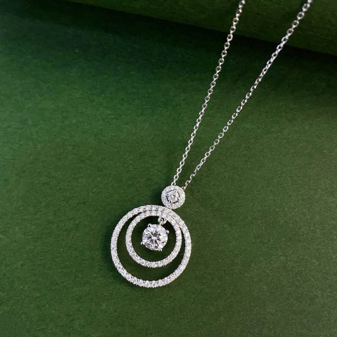 Gia Certified 14k Gold 1.25 Ctw Natural D Vs2 Round Diamond Necklace - 5