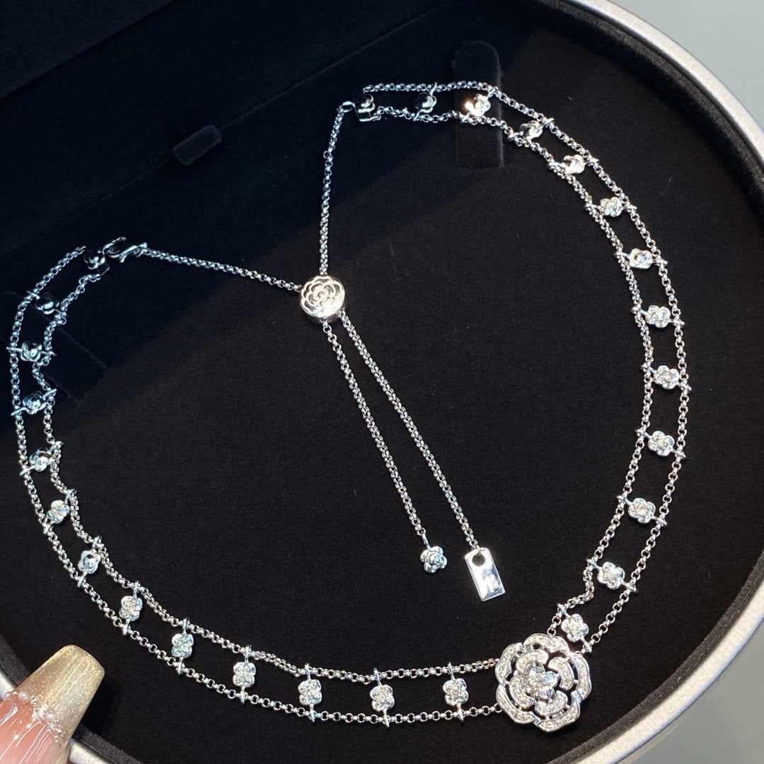 14k Gold 0.85 Ct Natural H Diamond Necklace (1 of 10)