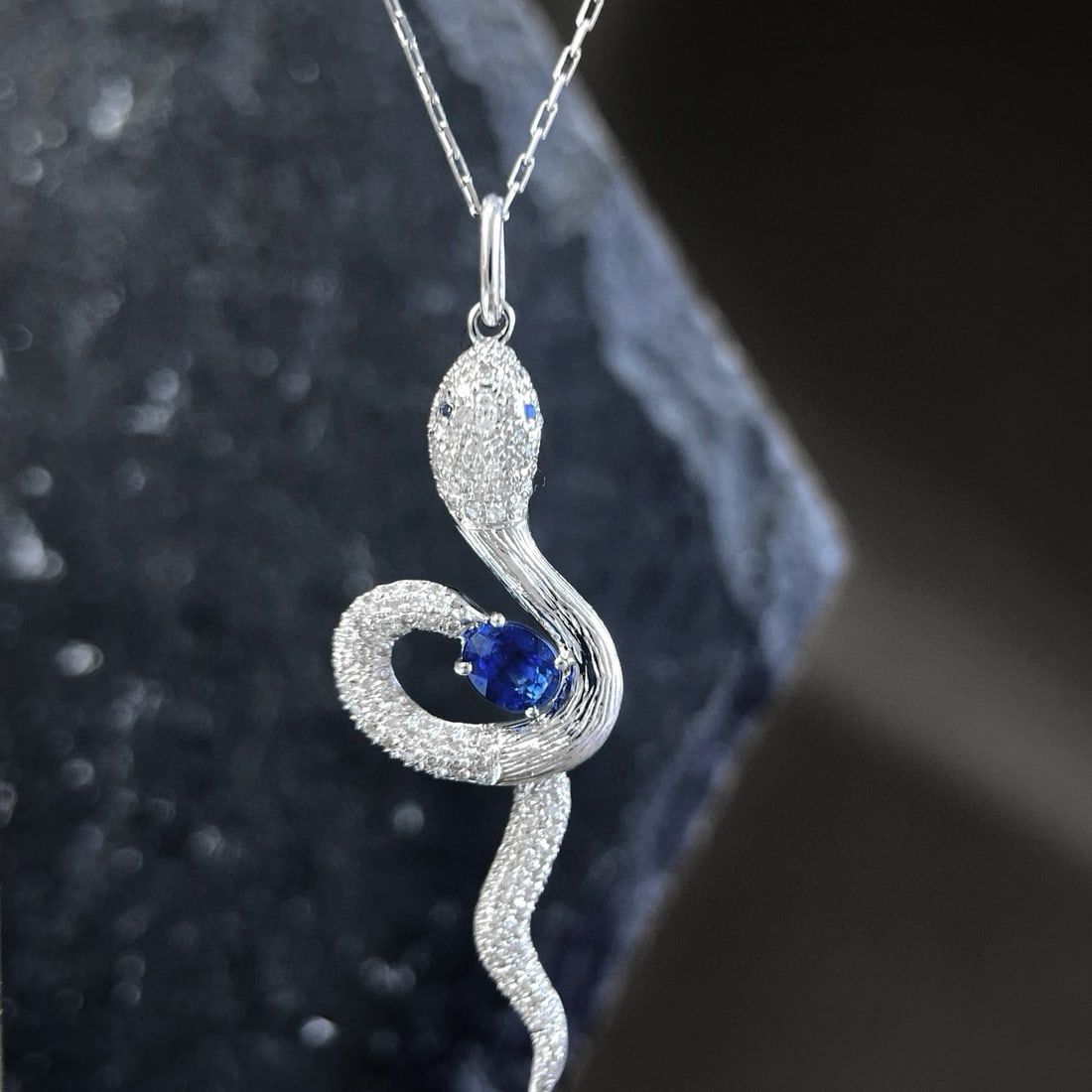14k Gold 0.82 Ct Natural Sapphire & Diamond Pendant( Without Chain ): Ref:230981142 / / gold content:14k gold / / main gemstone:sapphire & diamond / / shape:multiply / / carat weight:0. 82ct / / color:blue & white / / treatment:natural / / Condition: New High Estimate: