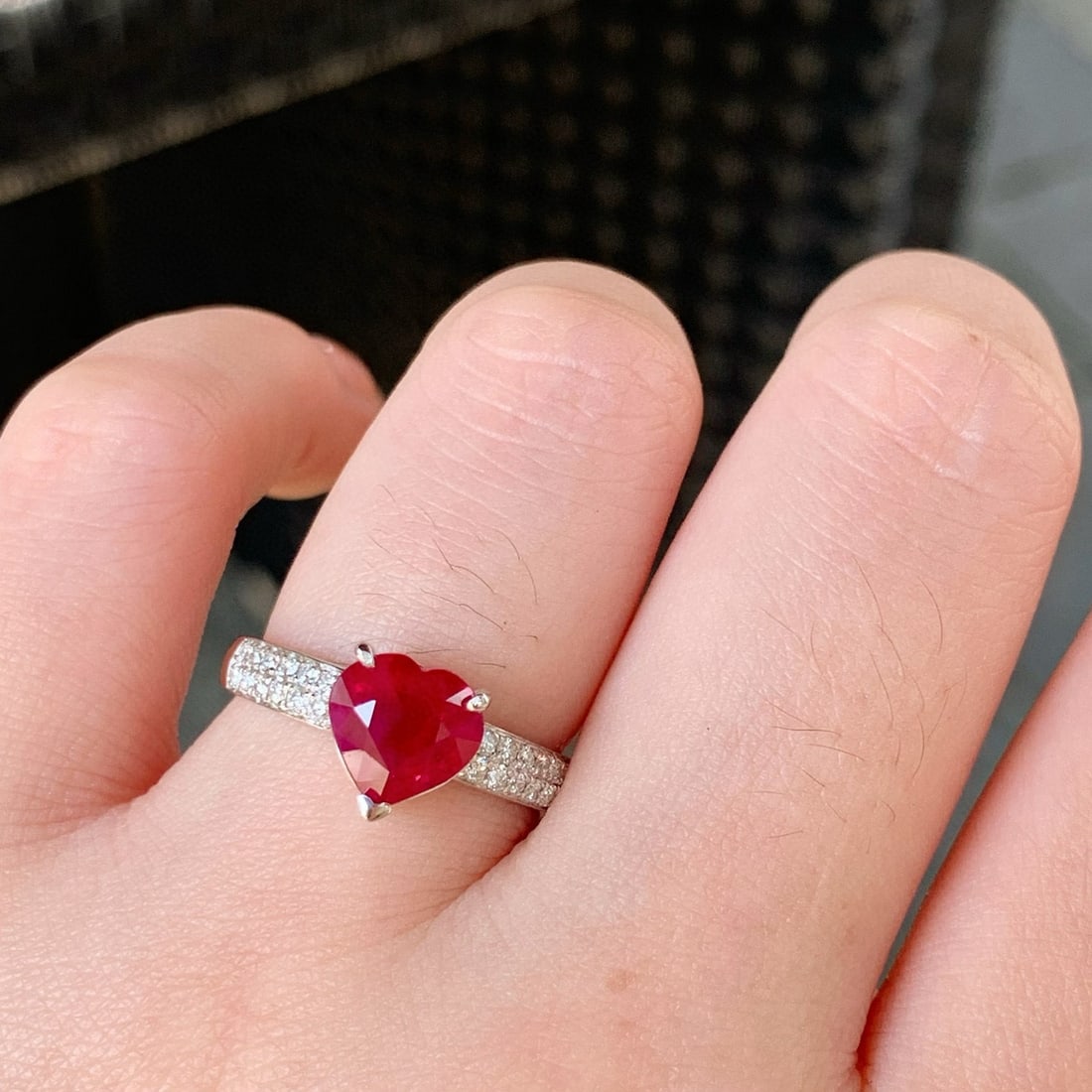 14k Gold 2.31 Ctw Natural Ruby & Diamond Ring - 7