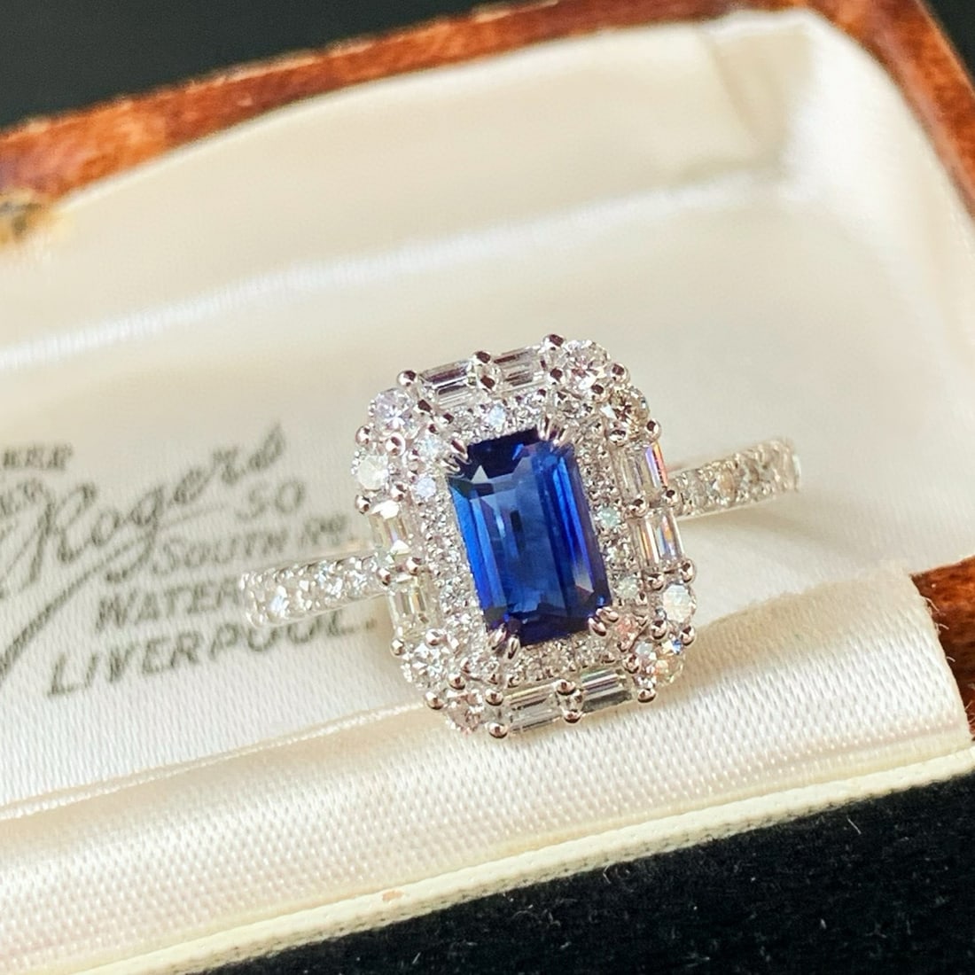 14k Gold 1.86 Ctw Natural Sapphire & Diamond Ring - 3