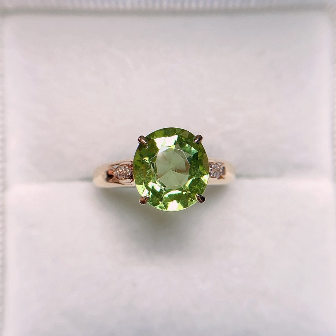 14k Gold 3.00 Ct Natural Tourmaline & Diamond Ring - 3