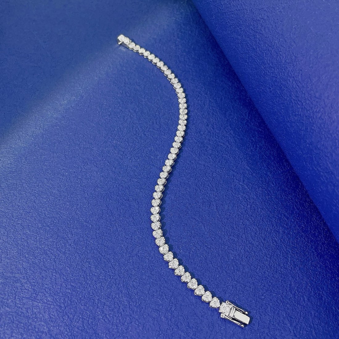 14k Gold 2.22 Ct Natural H Diamond Bracelet - 4