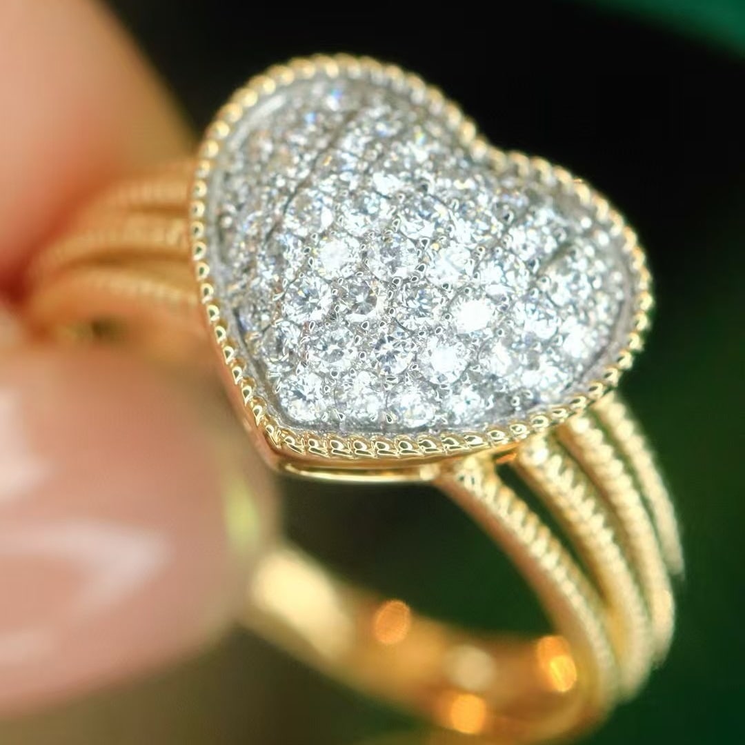 14k Gold 0.48 Ct Natural H Diamond Ring: Ref:230982216 / / gold content:14k gold / / ring size:7. 25us / / / / main gemstone:diamond / / shape:round / / carat weight:0. 48ct / / clarity grade:vs-si / / color:h / / treatment:natural / / cut
