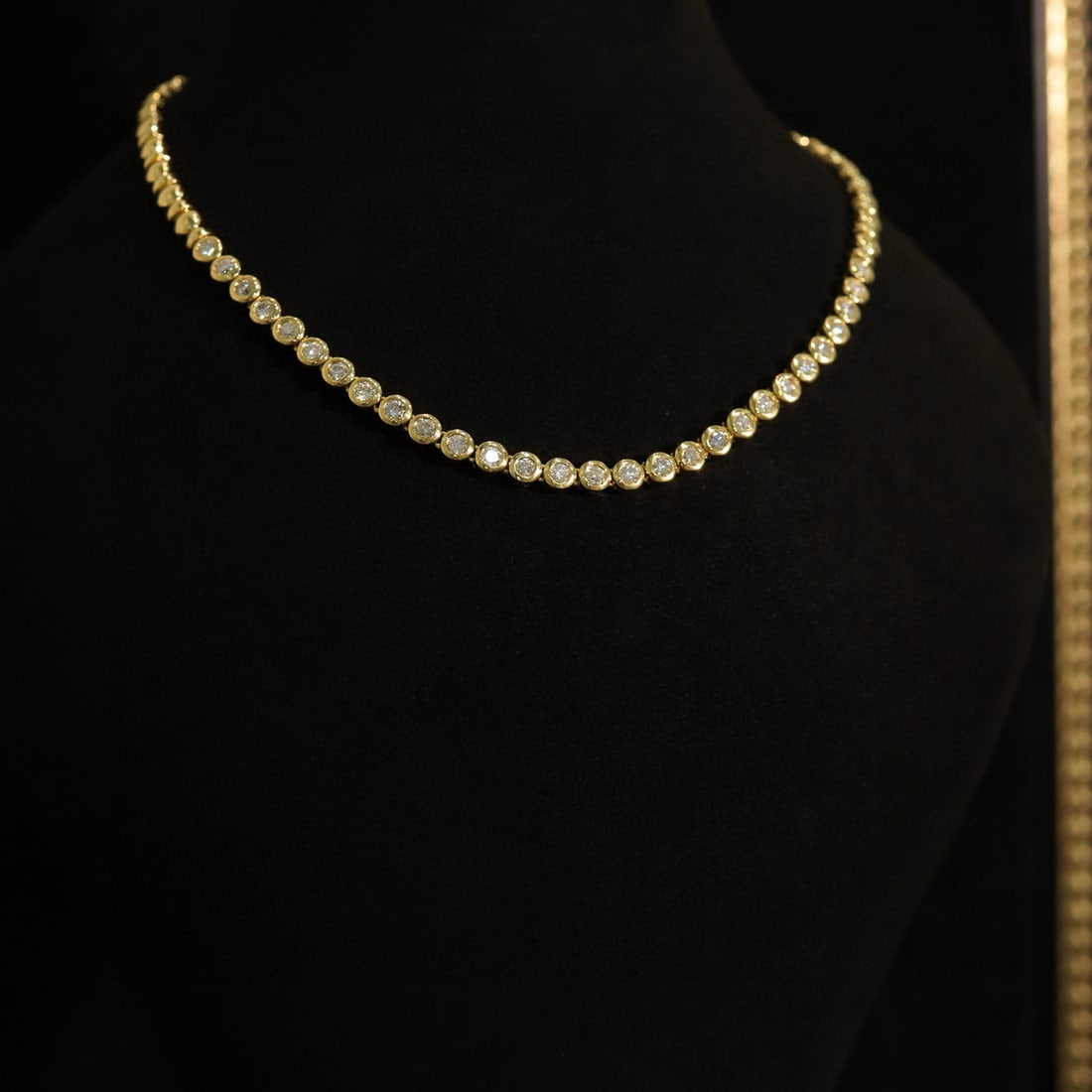 14k Gold 2.01 Ct Natural H Diamond Necklace - 2