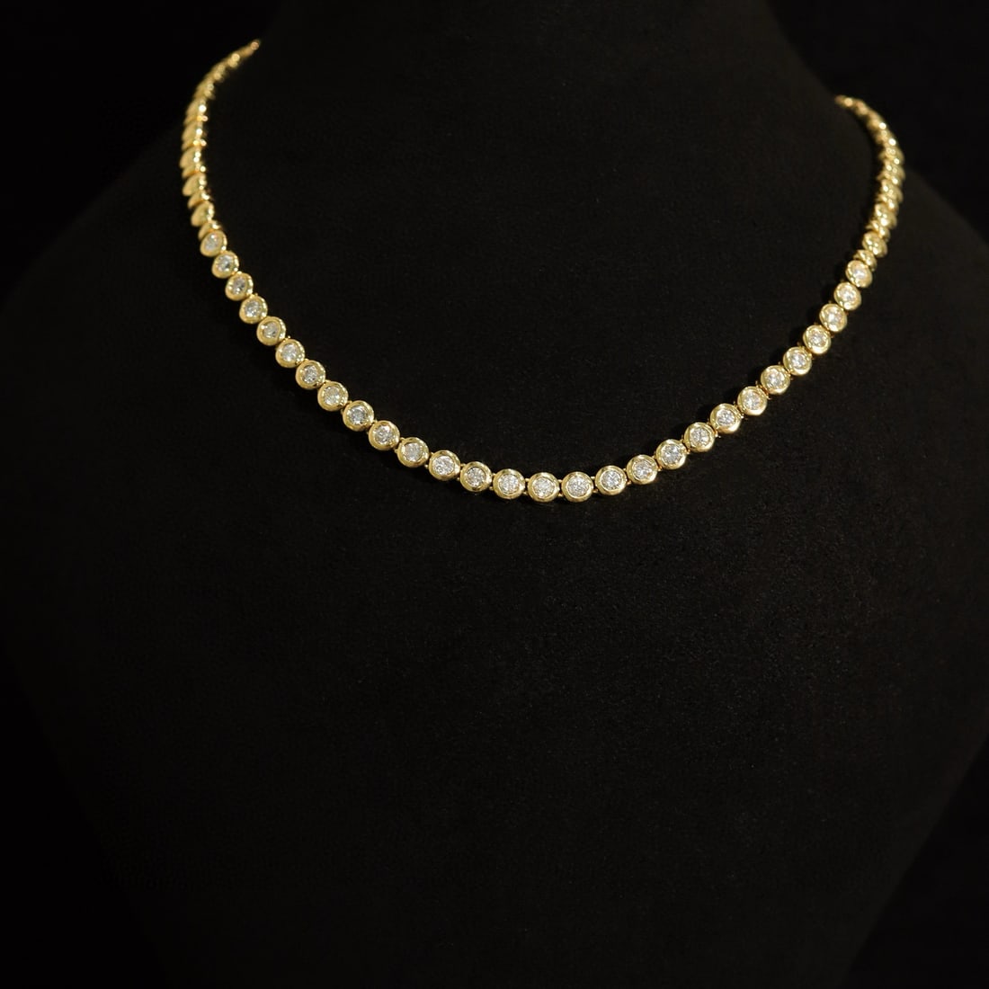 14k Gold 2.01 Ct Natural H Diamond Necklace - 3