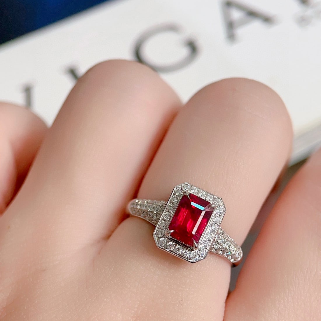 14k Gold 1.81 Ctw Natural Ruby & Diamond Ring - 6
