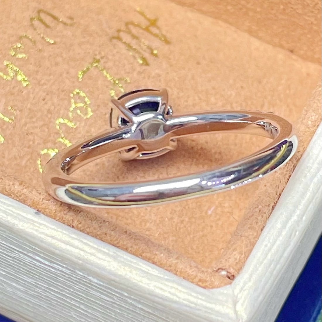 14k Gold 1.38 Ctw Natural Sapphire & Diamond Ring - 5