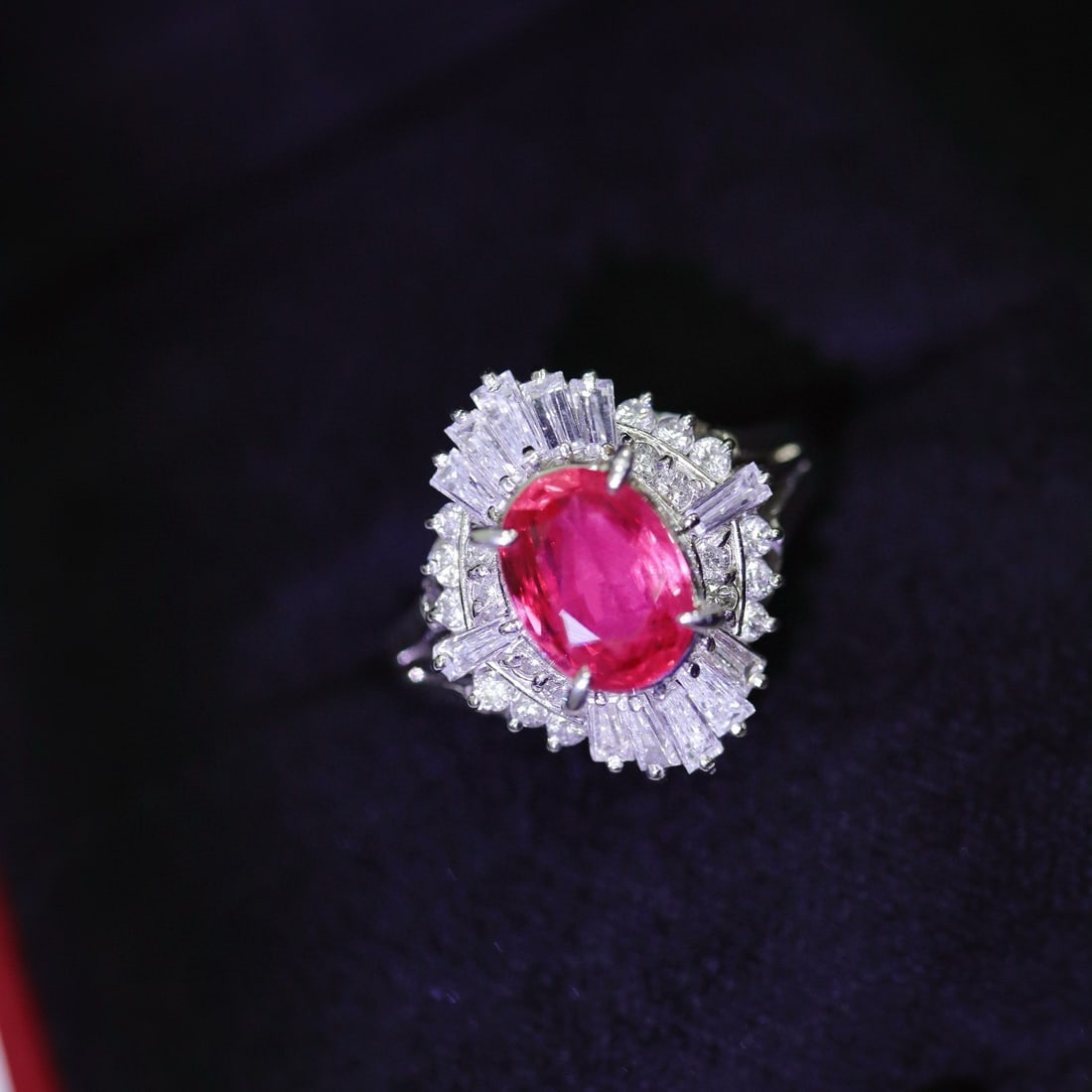 14k Gold 2.85 Ctw Natural Ruby & Diamond Ring (1 of 9)