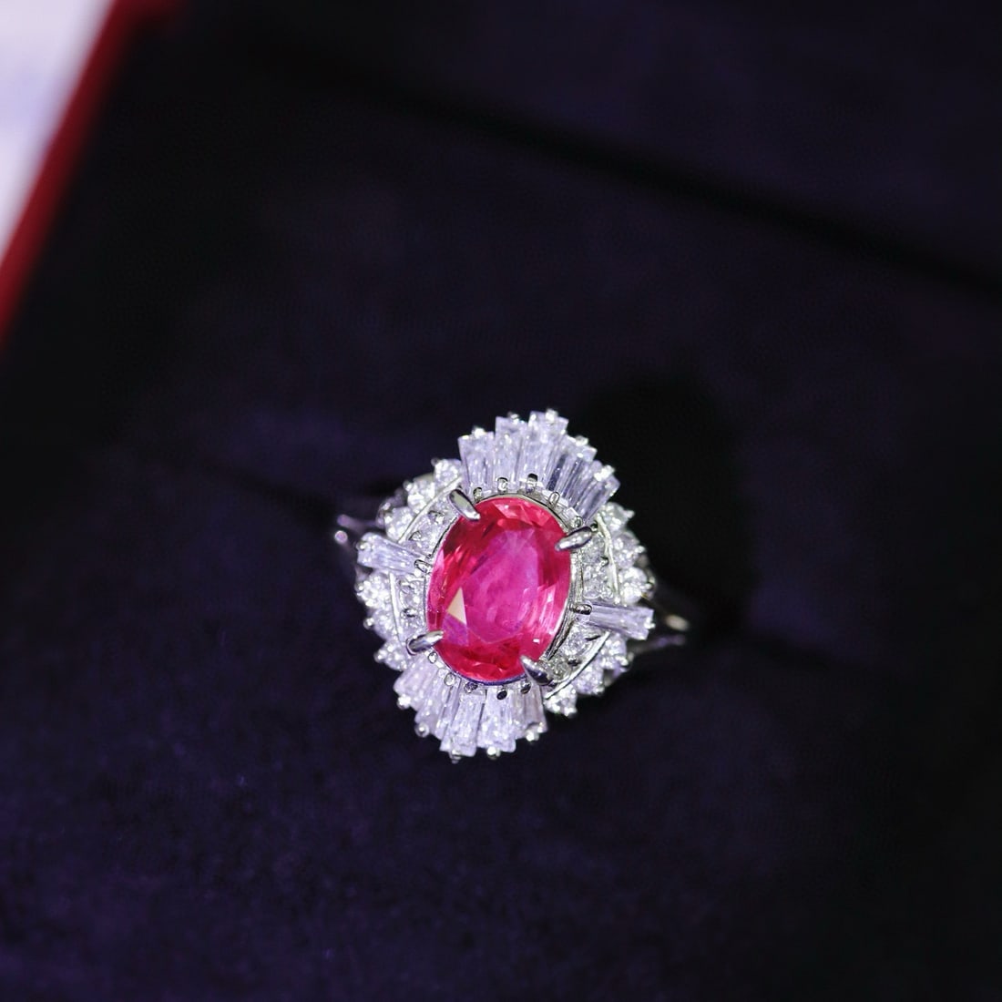 14k Gold 2.85 Ctw Natural Ruby & Diamond Ring - 2