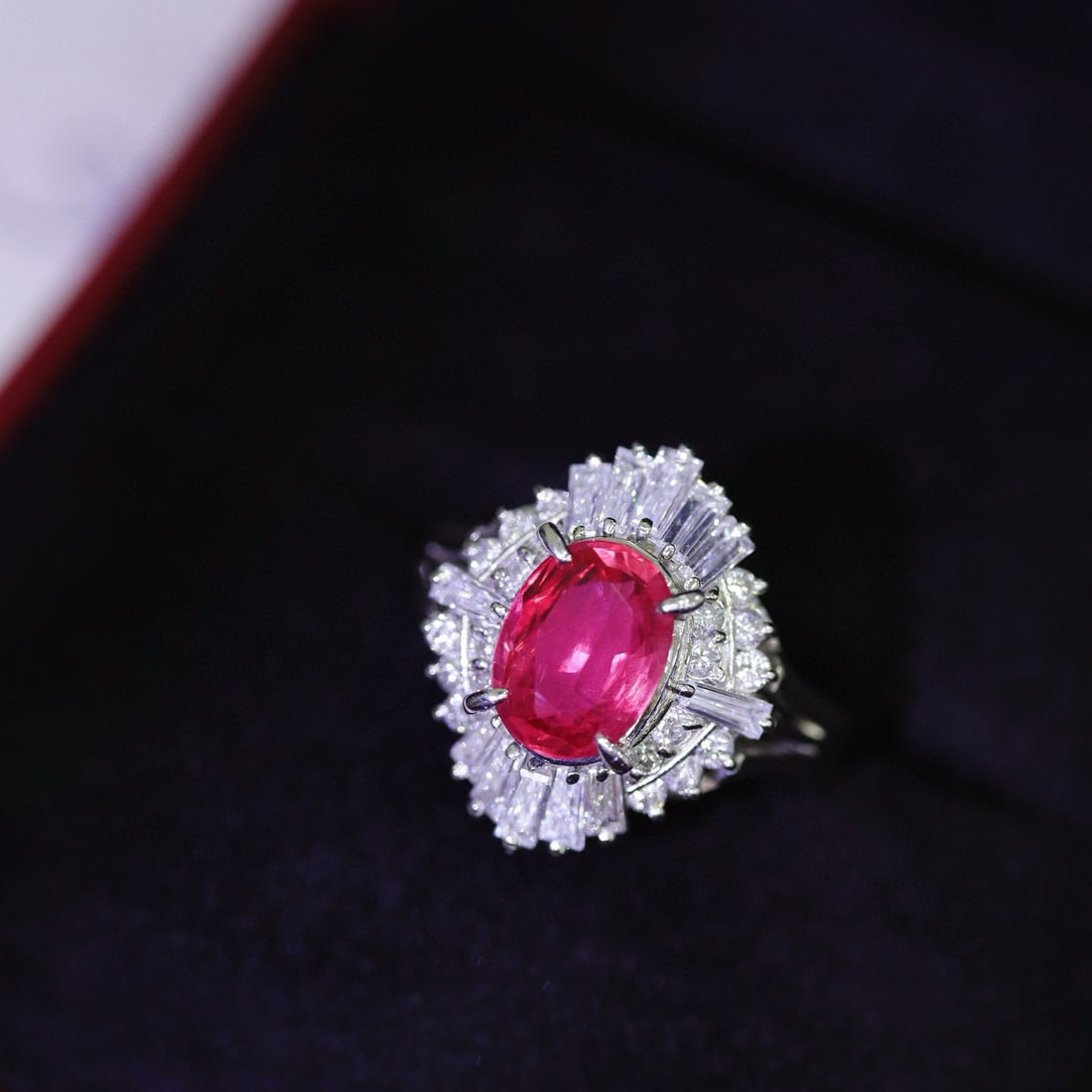 14k Gold 2.85 Ctw Natural Ruby & Diamond Ring - 8