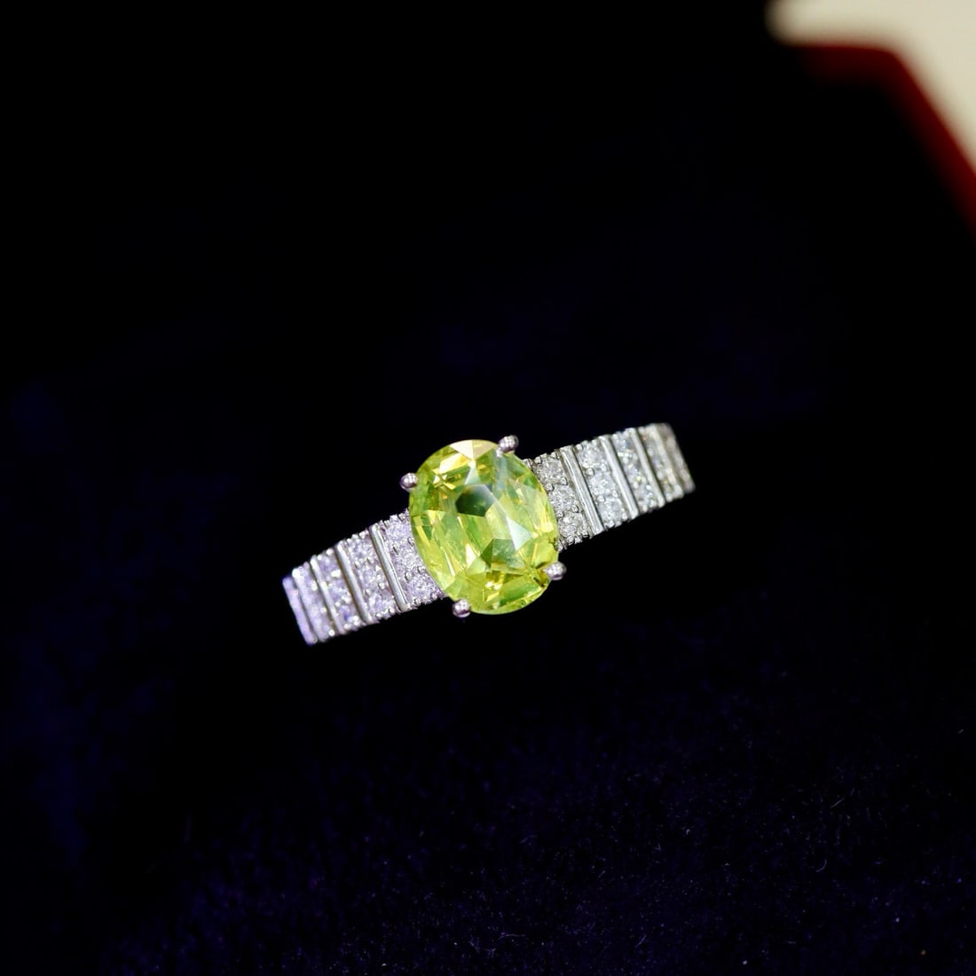 14k Gold 1.94 Ctw Natural Andalusite & Diamond Ring - 3