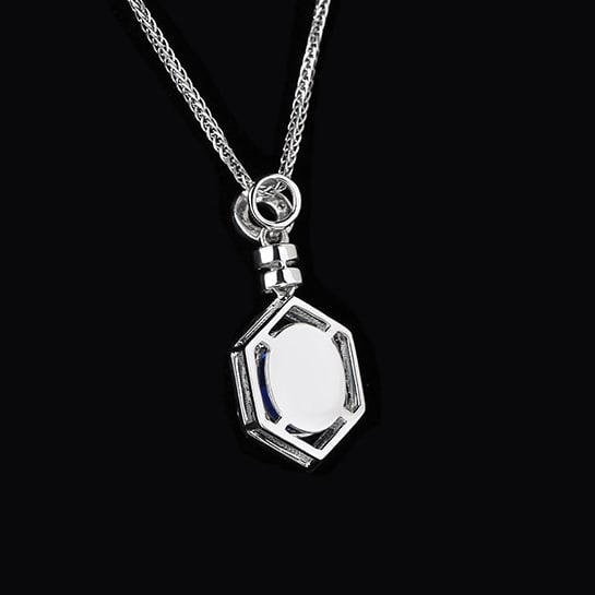 14k Gold 1.70 Ctw Natural Sapphire & Diamond Pendant( Without Chain ) - 4