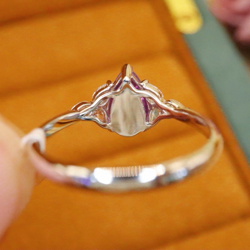 14k Gold 1.22 Ctw Natural Sapphire & Diamond Ring - 3