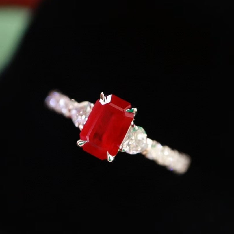 14k Gold 1.5 Ctw Natural Ruby & Diamond Ring - 3