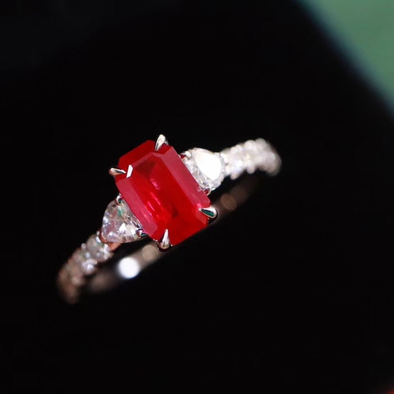 14k Gold 1.5 Ctw Natural Ruby & Diamond Ring - 5