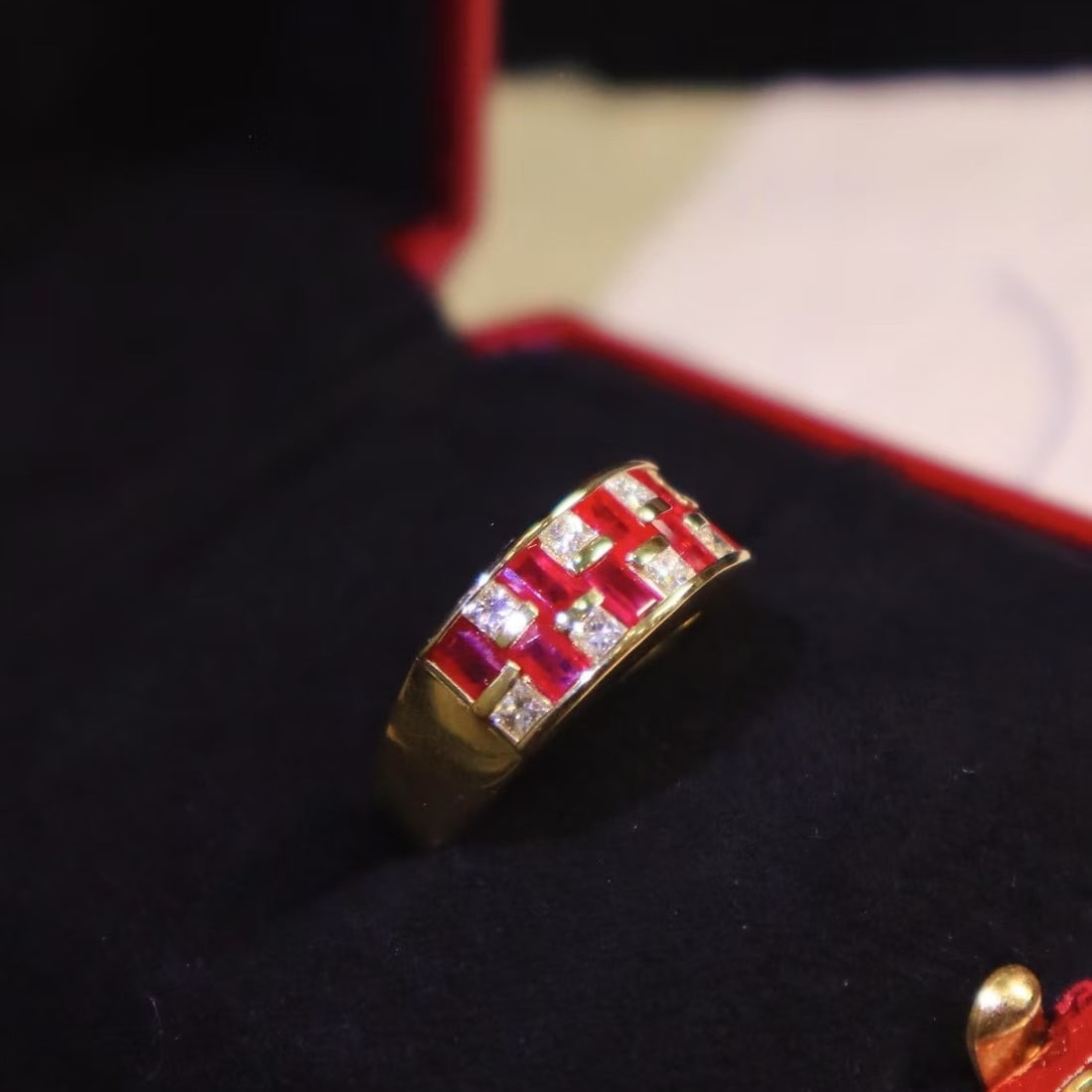 14k Gold 2.12 Ctw Natural Ruby & Diamond Ring - 3