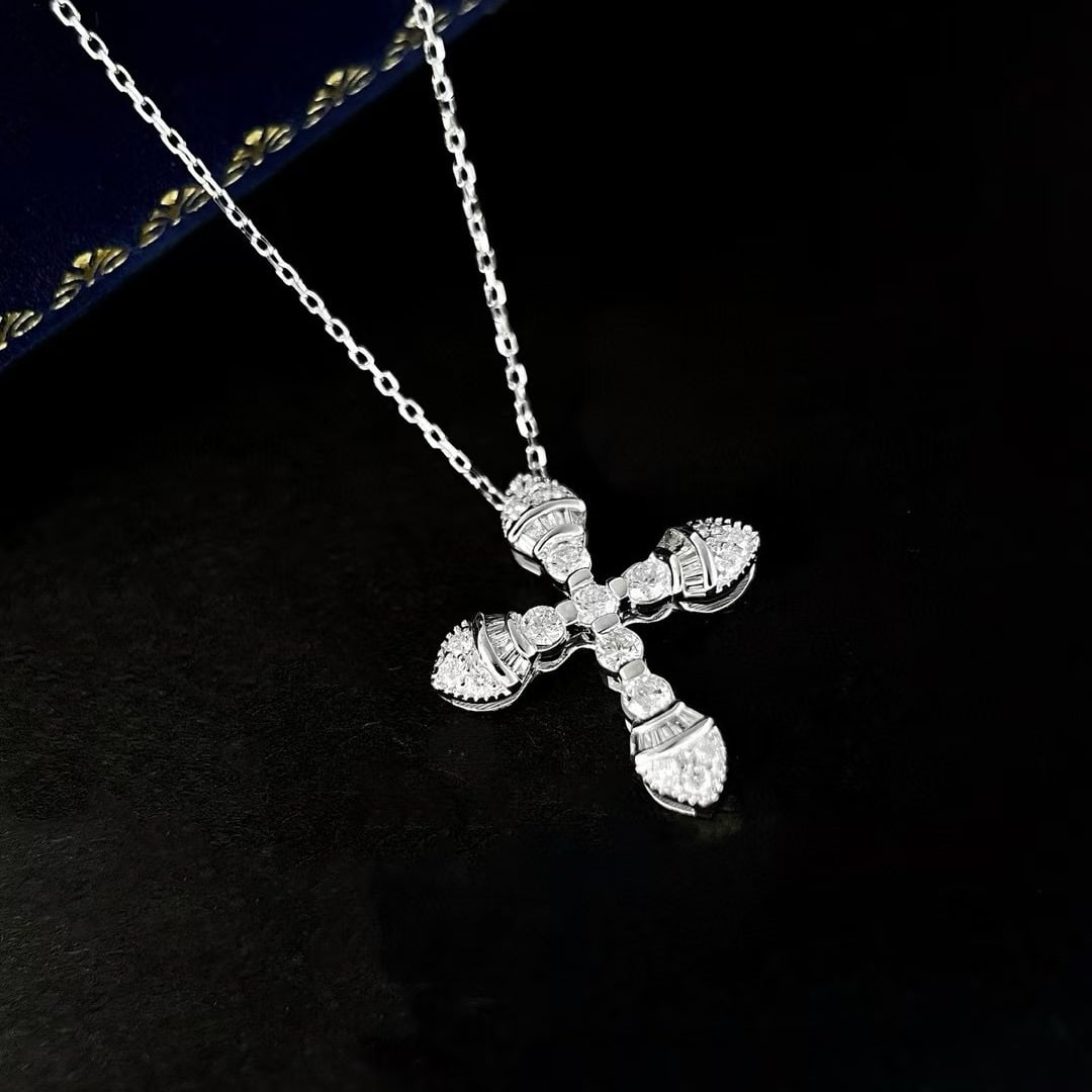 14k Gold 0.68 Ct Natural H Diamond Pendant( Without Chain ) - 2