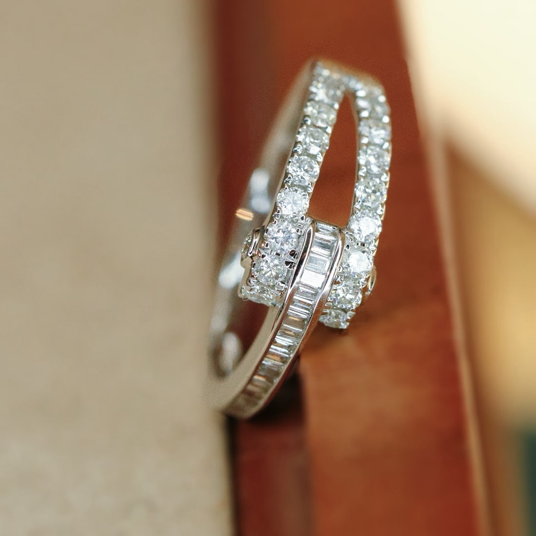 14k Gold 0.5 Ct Natural H Diamond Ring - 2