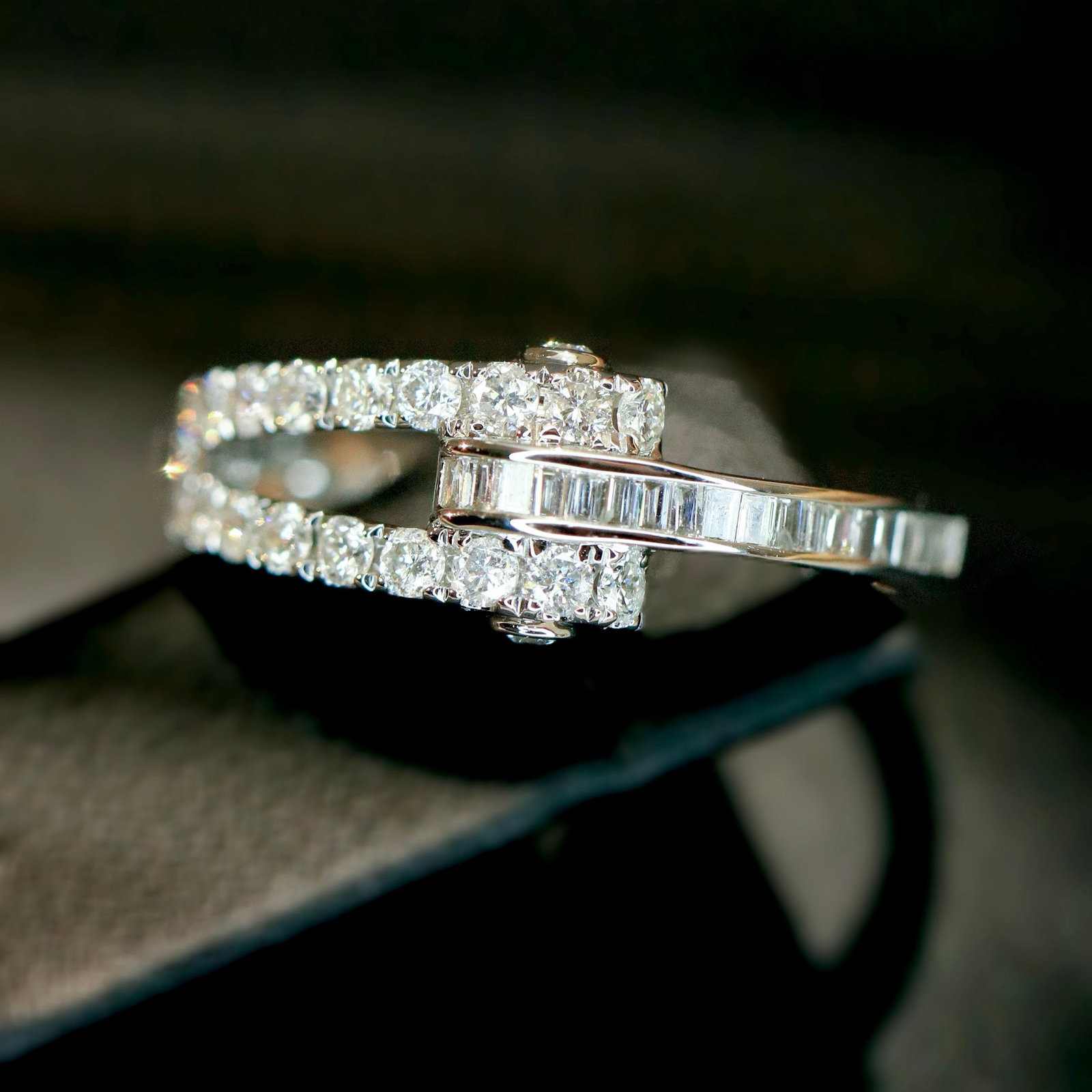 14k Gold 0.5 Ct Natural H Diamond Ring - 3