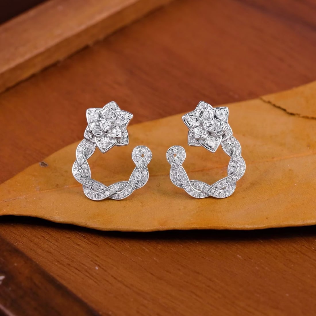 14k Gold 0.42 Ct Natural H Diamond Earrings: Ref:231149094 // gold content:14k gold // main gemstone:diamond // shape:round // carat weight:0. 42ct // clarity grade:vs-si // color:h // treatment:natural // cut grade:g // Condition: New Low
