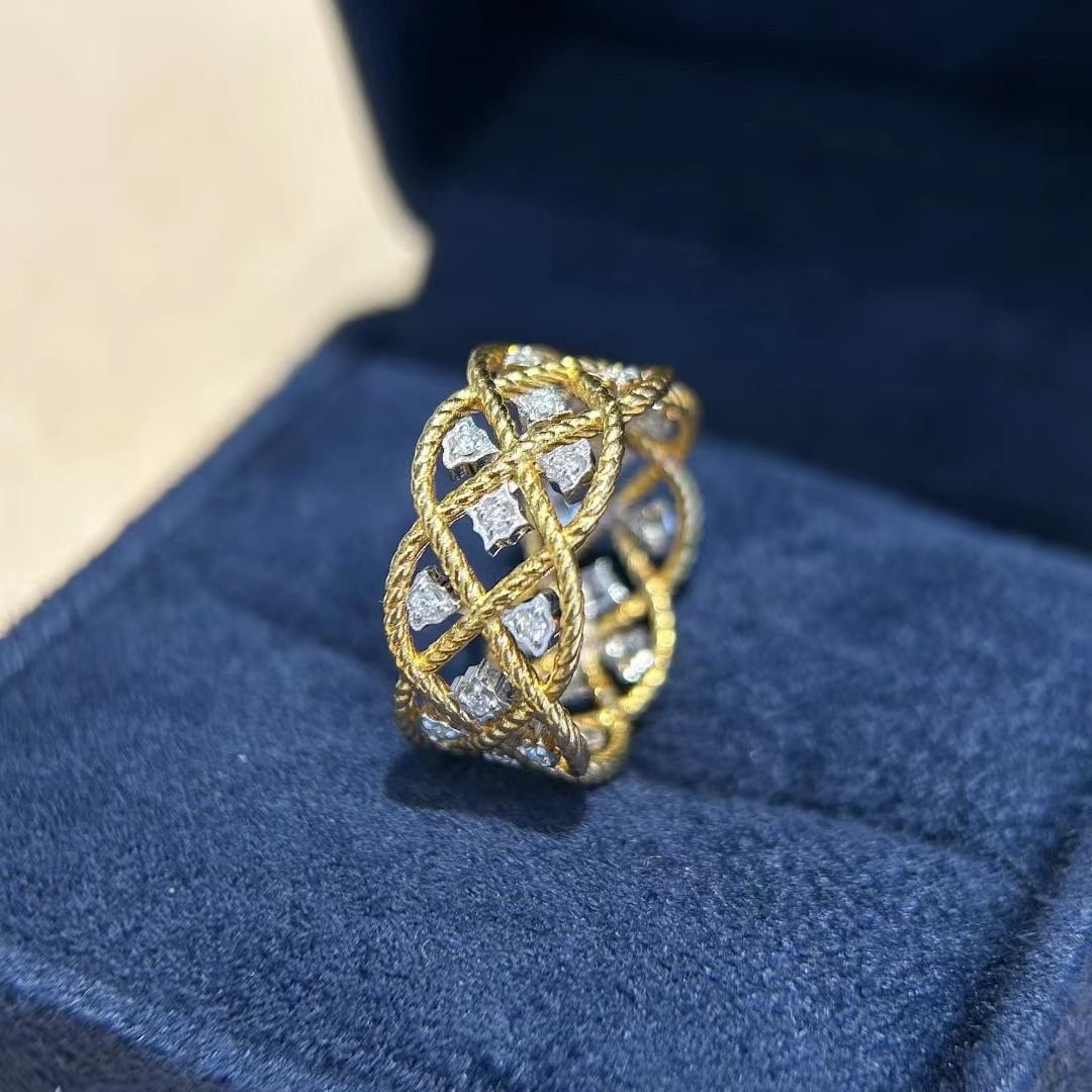 14k Gold 0.26 Ct Natural H Diamond Ring - 4