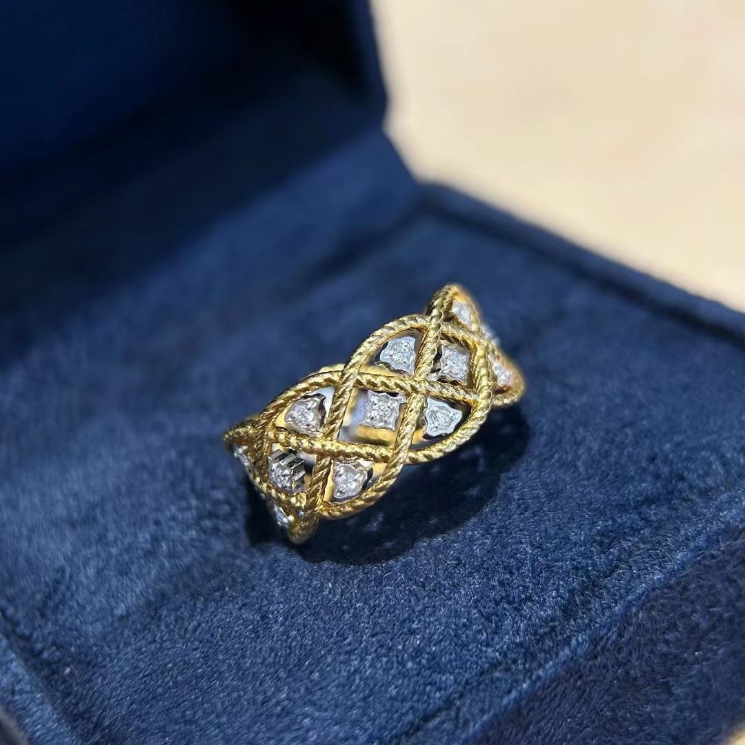 14k Gold 0.26 Ct Natural H Diamond Ring - 6