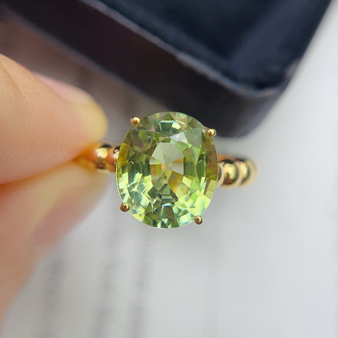 14k Gold 3.15 Ct Natural Tourmaline Ring - 5