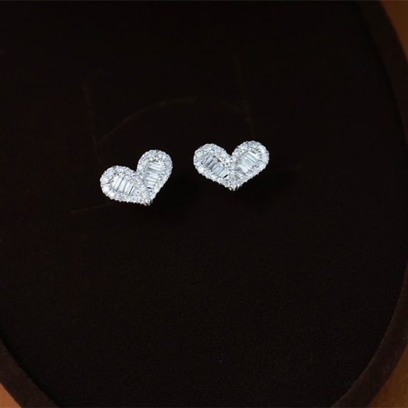 14k Gold 0.30 Ct Natural H Diamond Earrings - 2