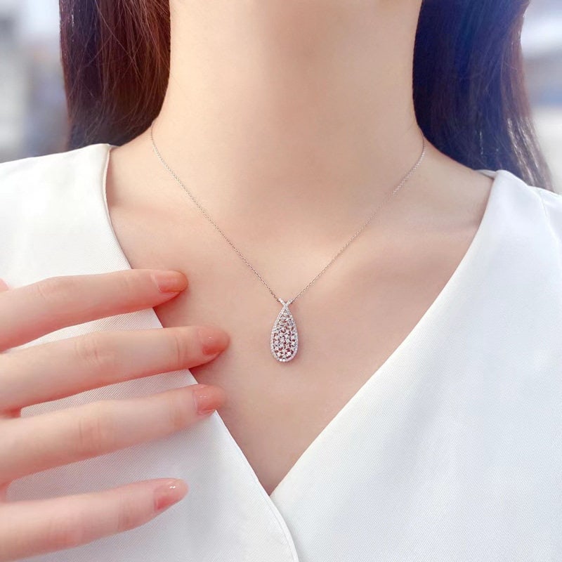 14k Gold 0.5 Ct Natural H Diamond Pendant( Without Chain ) - 2