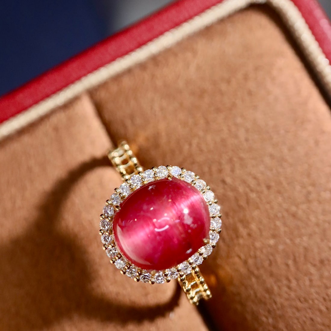 14k Gold 3.94 Ctw Natural Tourmaline & Diamond Ring - 5